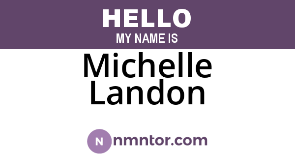 Michelle Landon
