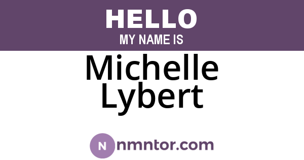 Michelle Lybert