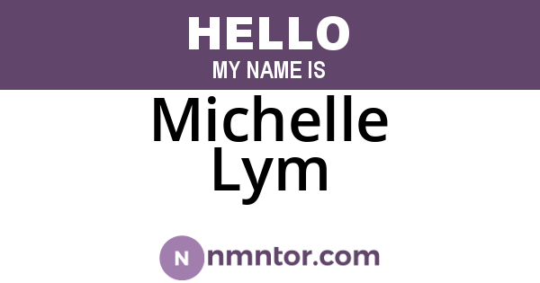 Michelle Lym