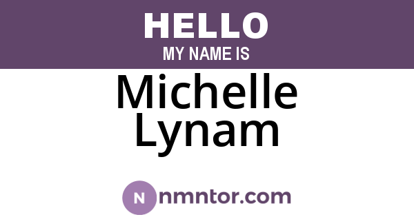 Michelle Lynam