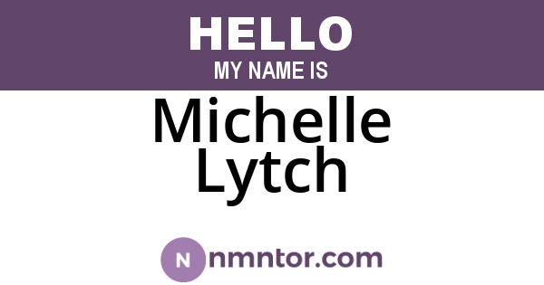 Michelle Lytch