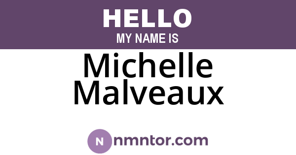 Michelle Malveaux