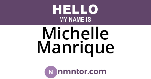 Michelle Manrique