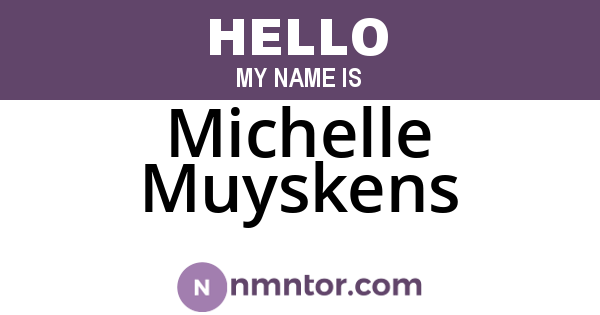 Michelle Muyskens