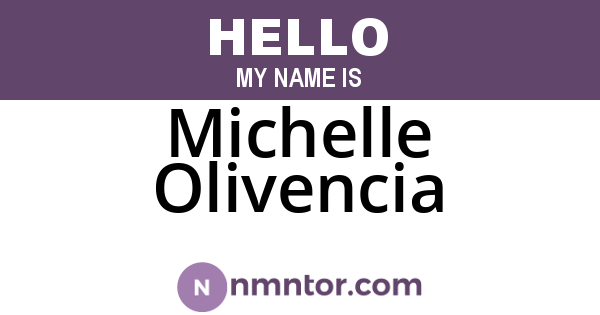 Michelle Olivencia