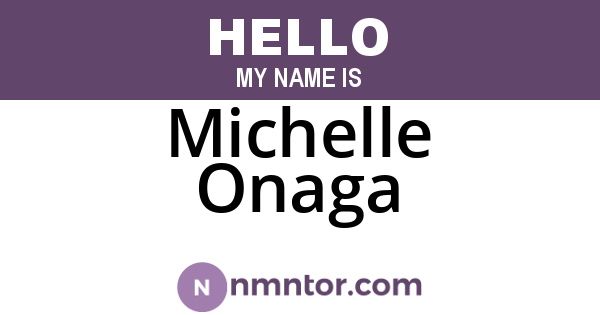Michelle Onaga