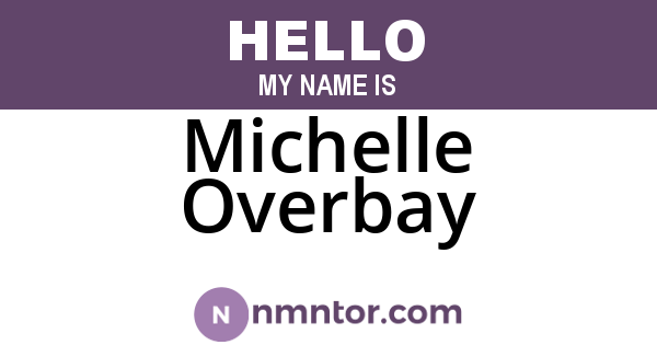 Michelle Overbay