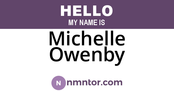 Michelle Owenby