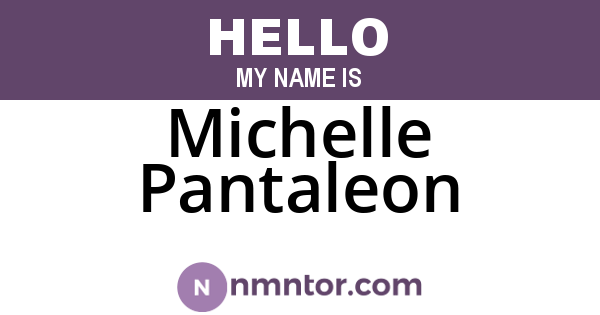 Michelle Pantaleon