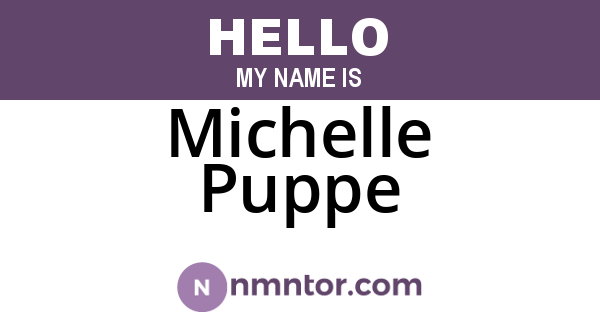 Michelle Puppe