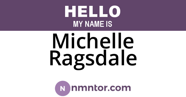 Michelle Ragsdale