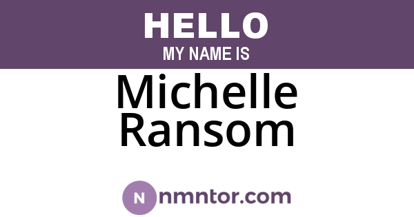 Michelle Ransom