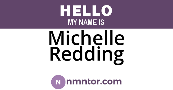 Michelle Redding
