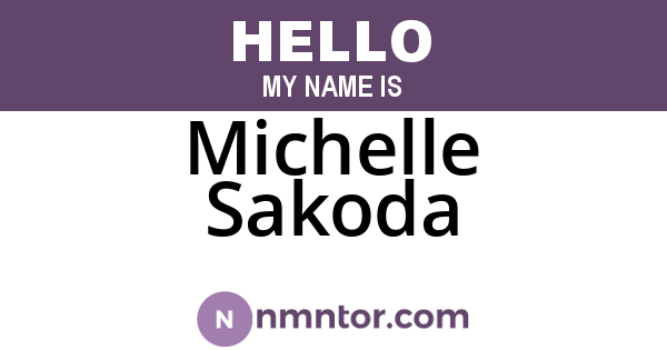 Michelle Sakoda