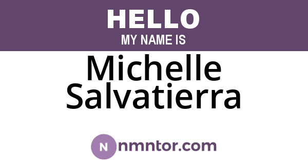 Michelle Salvatierra
