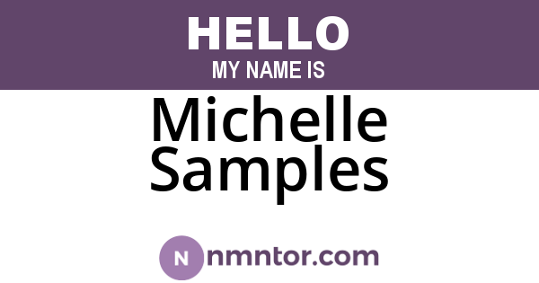 Michelle Samples