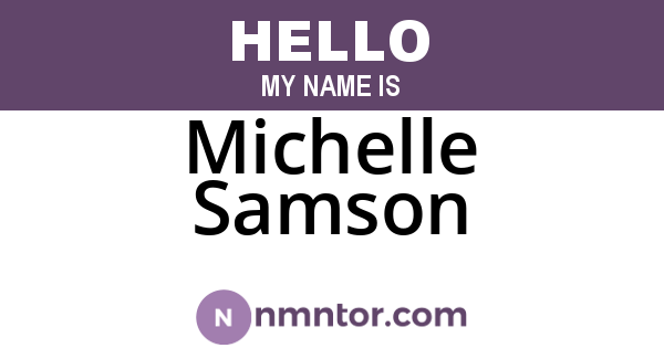 Michelle Samson