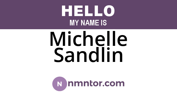 Michelle Sandlin