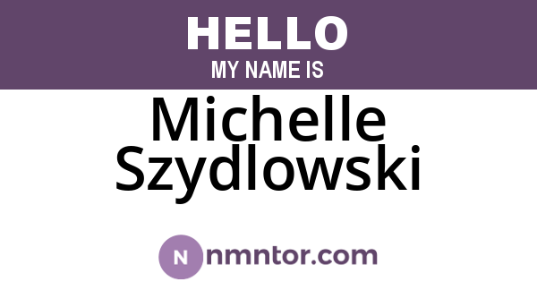 Michelle Szydlowski