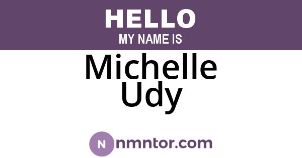 Michelle Udy