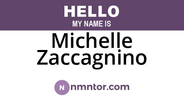 Michelle Zaccagnino