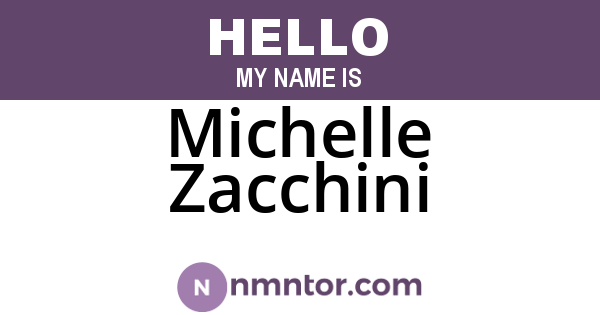 Michelle Zacchini
