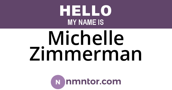 Michelle Zimmerman