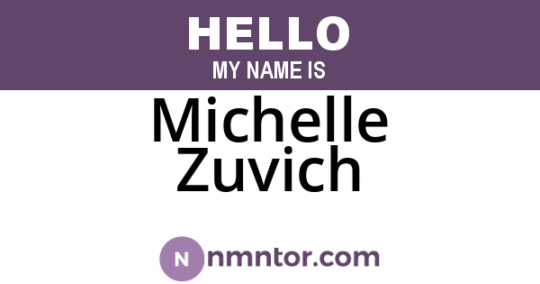 Michelle Zuvich
