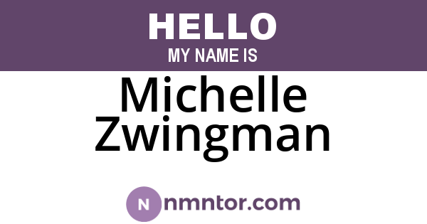 Michelle Zwingman