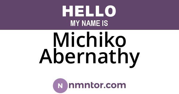Michiko Abernathy