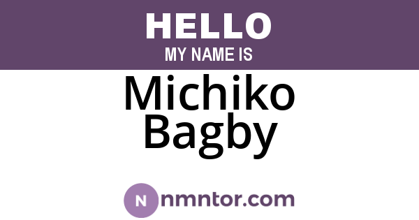 Michiko Bagby