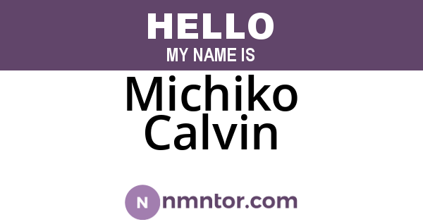 Michiko Calvin