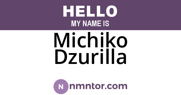 Michiko Dzurilla