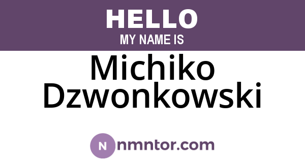 Michiko Dzwonkowski