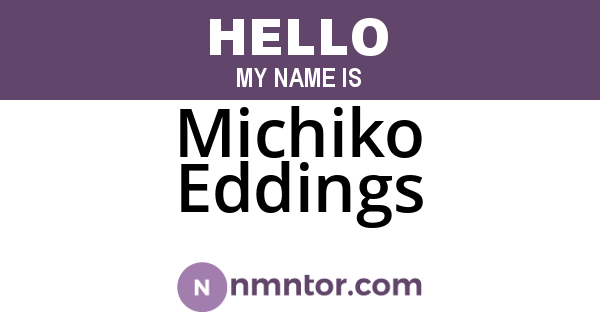 Michiko Eddings