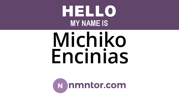Michiko Encinias