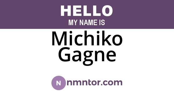 Michiko Gagne