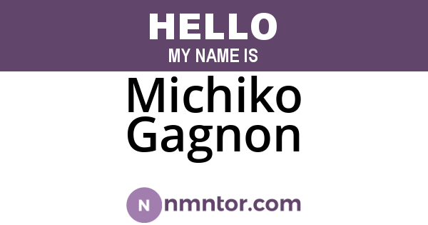Michiko Gagnon