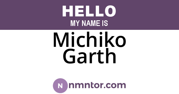 Michiko Garth