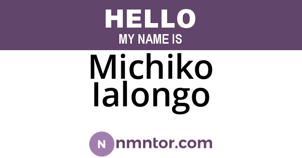 Michiko Ialongo
