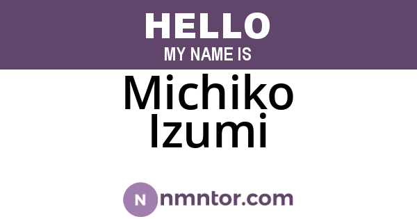 Michiko Izumi