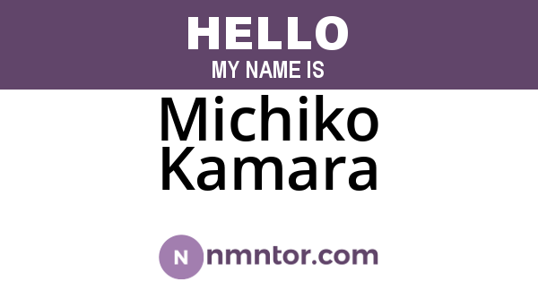 Michiko Kamara