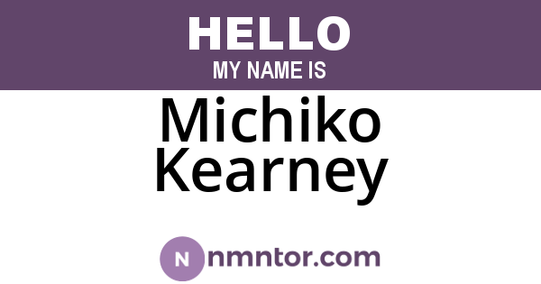 Michiko Kearney