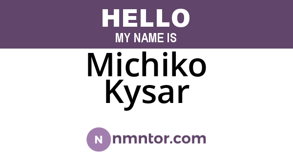 Michiko Kysar