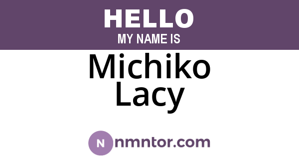 Michiko Lacy