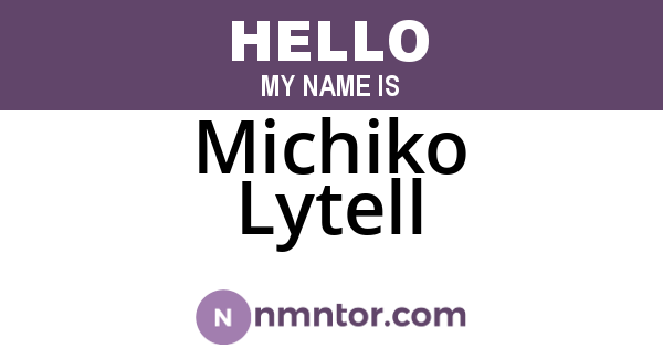 Michiko Lytell