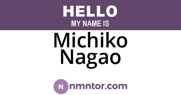 Michiko Nagao