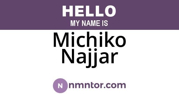 Michiko Najjar