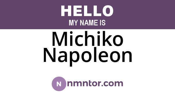 Michiko Napoleon