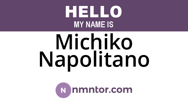 Michiko Napolitano